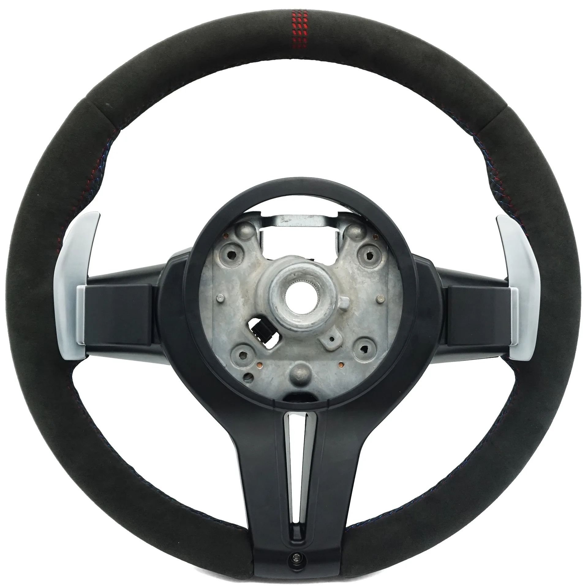 Suitable for BMW thong F80 carbon fiber full hair M1M2 red button steering wheel
