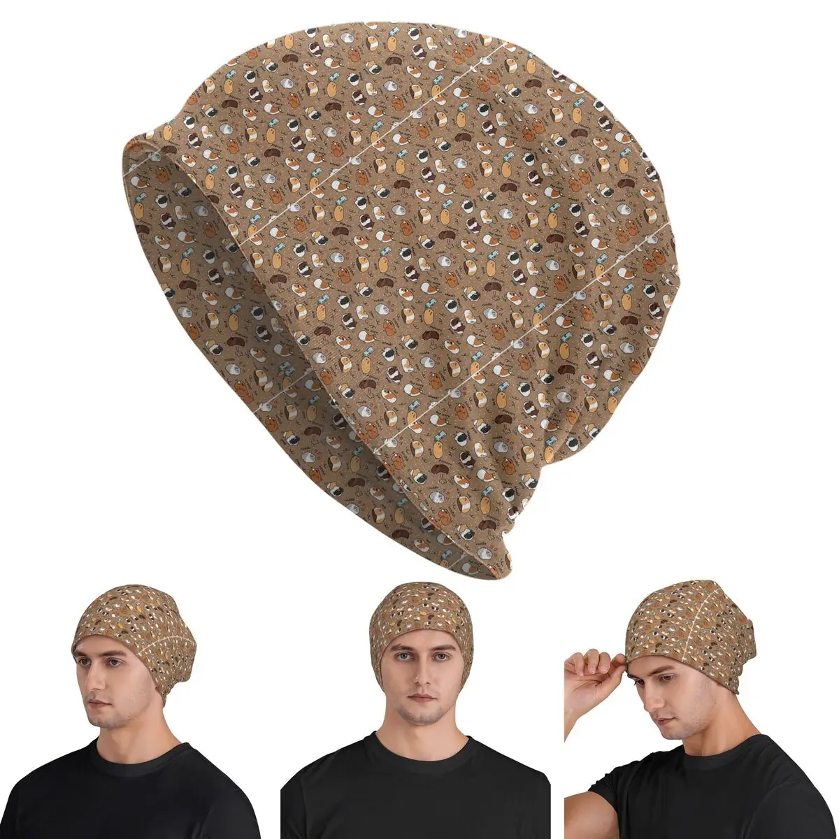 Guinea Pig Daily To-Do List Warm Knitted Cap Fashion Bonnet Hat Autumn Winter Outdoor Beanies Hats for Men Women Adult