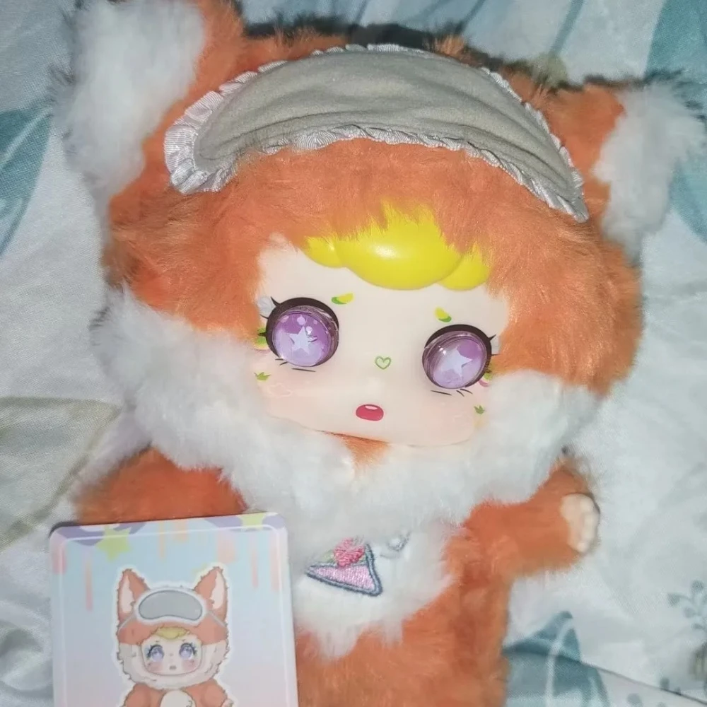 Puff Jungle Wonderland Series Plush Blind Box Collectible Surprise Mystery Box Vinyl Dolls Bag Pendant Plush Keychains Girl Gift