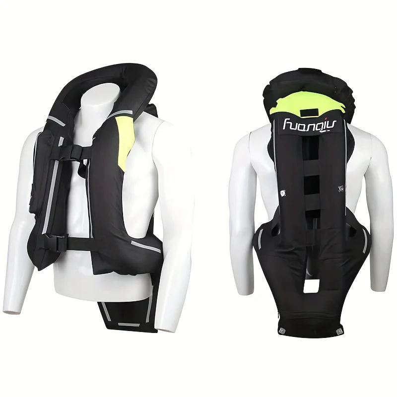 Motorcycle Airbag Vest Men Life Jacket Motorcycle Jacket Reflective Motocross Air Bag Moto Vest Protective S-3XL