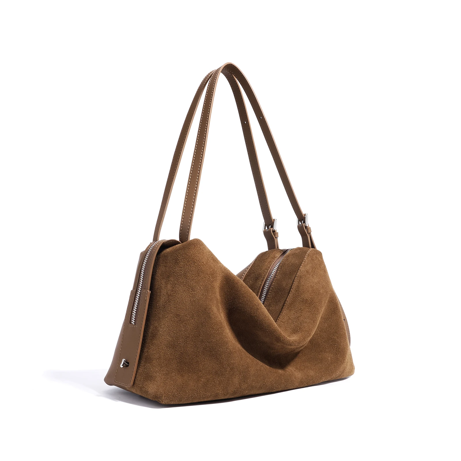 Herfst Winter Hoogwaardige Frosted Kussen Tas Vrouwen Effen Kleur Grote Capaciteit Commuter Handtassen Vrouwelijke Mode Schoudertassen