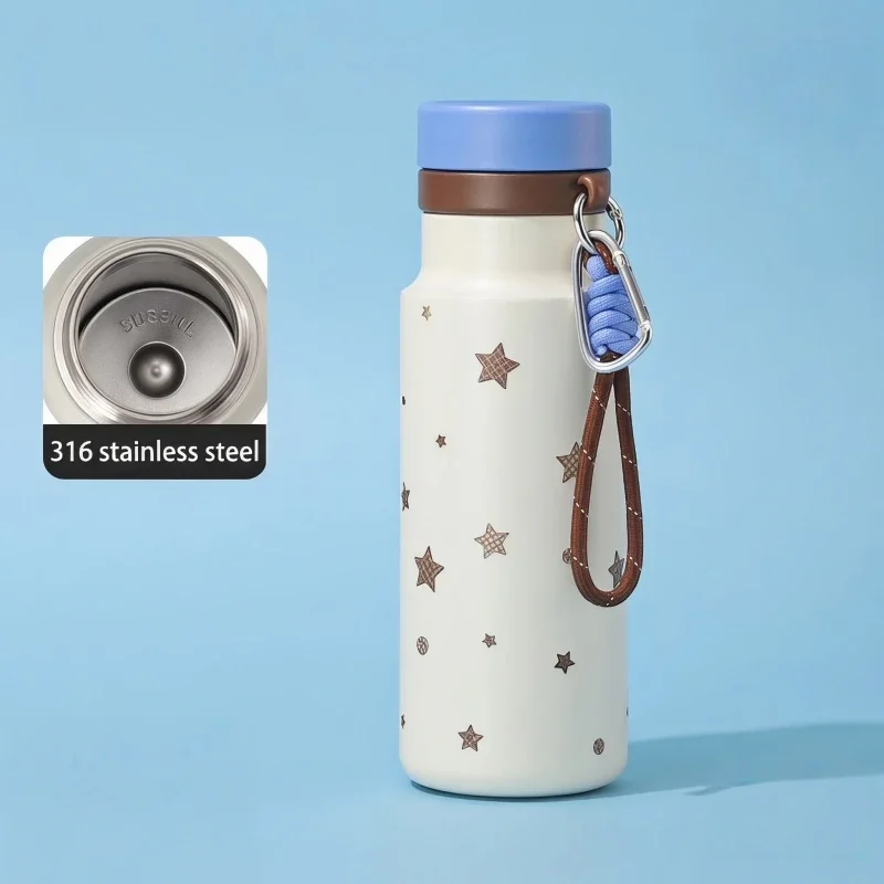 Mini Thermos Cup 220ml/350ml Pocket Cup Stainless Steel Thermal Coffee Mug Vacuum Flask Insulated Hot Water Bottle Kids Gift view 6