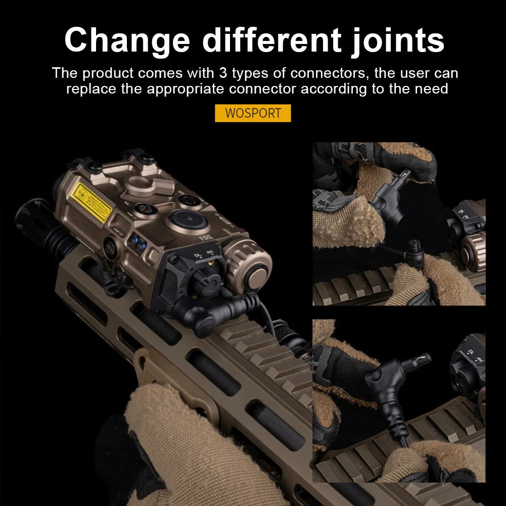 مفتاح ضغط عن بعد بزر MOD مع مجموعة أدوات تثبيت، مفتاح ضغط مصباح يدوي لسكك الحديدية M-lok Picatinny #5