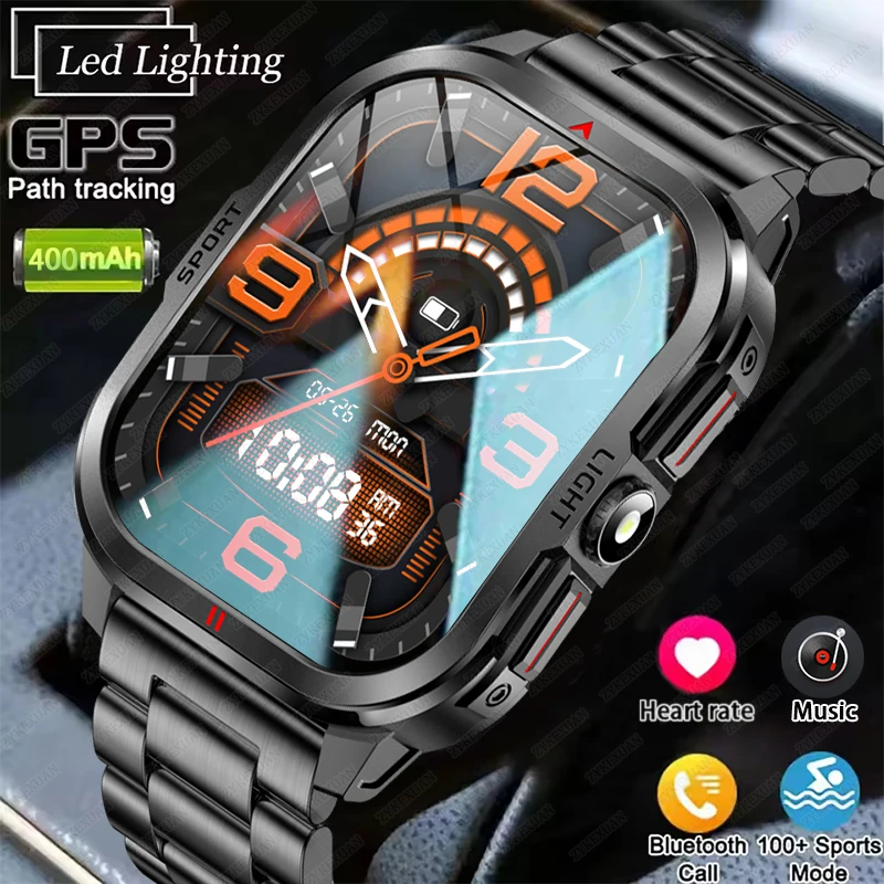 

Оригинальные умные часы Xiaomi для мужчин, Bluetooth-вызовы, фитнес-часы 3ATM, водонепроницаемые спортивные светодиодные фонарики, умные часы для женщин2025