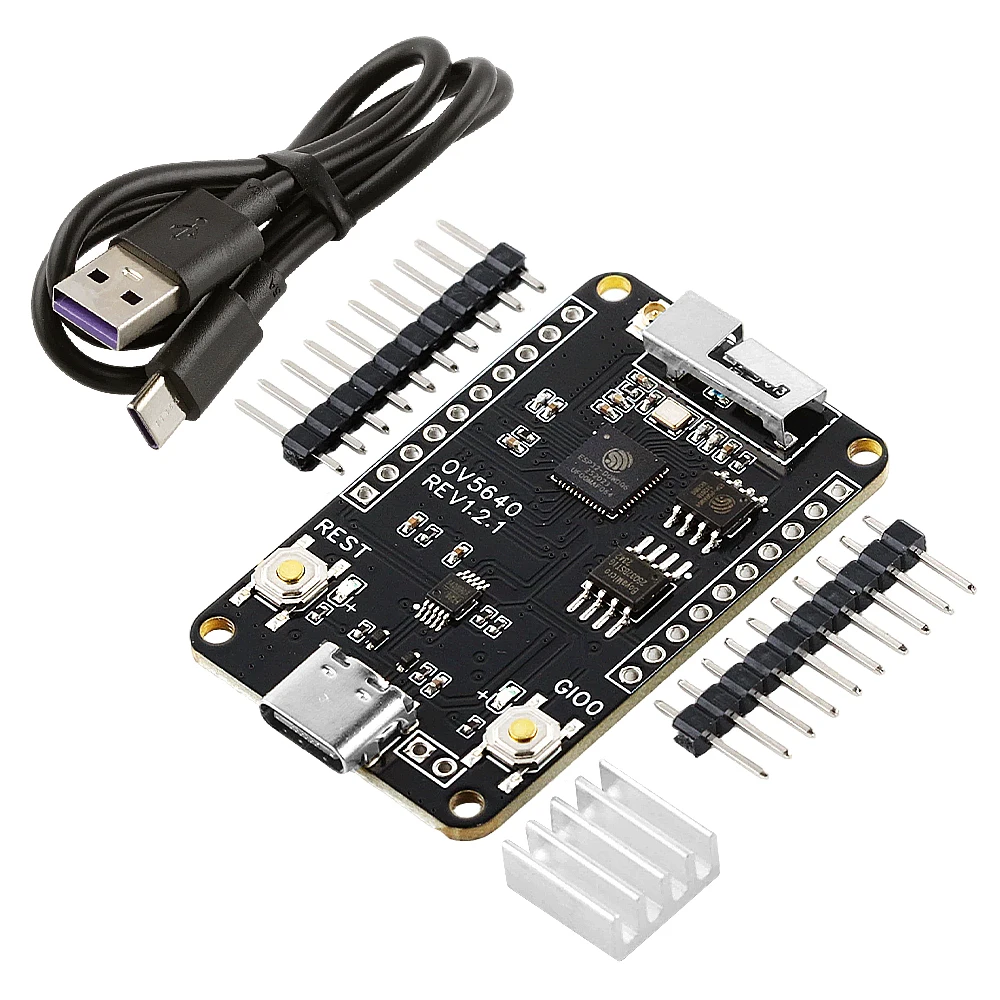 OV5640 ESP32-CAM Camera Module with 21MM Camera Kit 2.4 GHz WiFi and Bluetooth Develop Board Type C 8MB PSRAM HD 5MP