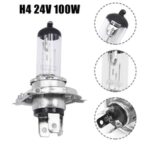 1pc H4 24V 100W Yellow Light 3200K Car Headlight Halogen Lamp Standard Lamp Car Halogen Bulb OEM Quality