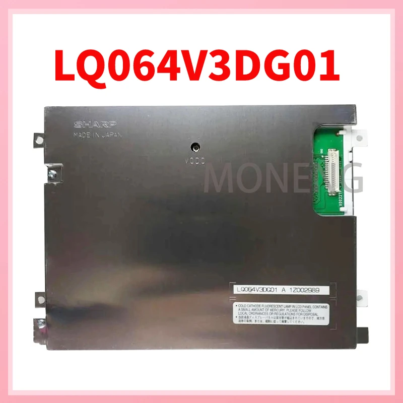 Painel Industrial de Cristal Líquido Original para Sharp 64 Resolução 640 × 480 Lq064v3dg01 100 Testado