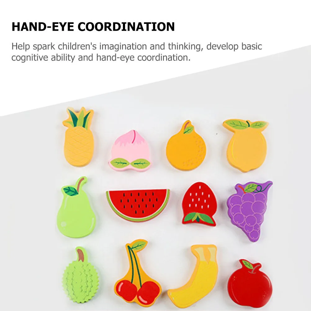 

Fruit Puzzles Household Toddler Interactive Learning Toy Animal Child