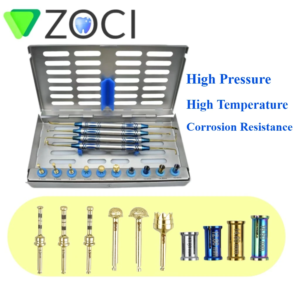 

Dental Sinus Lifting Elevation Kit Implant Drills Stoppers Periosteal Separator Plant External Lifting Drill Surgical Tools