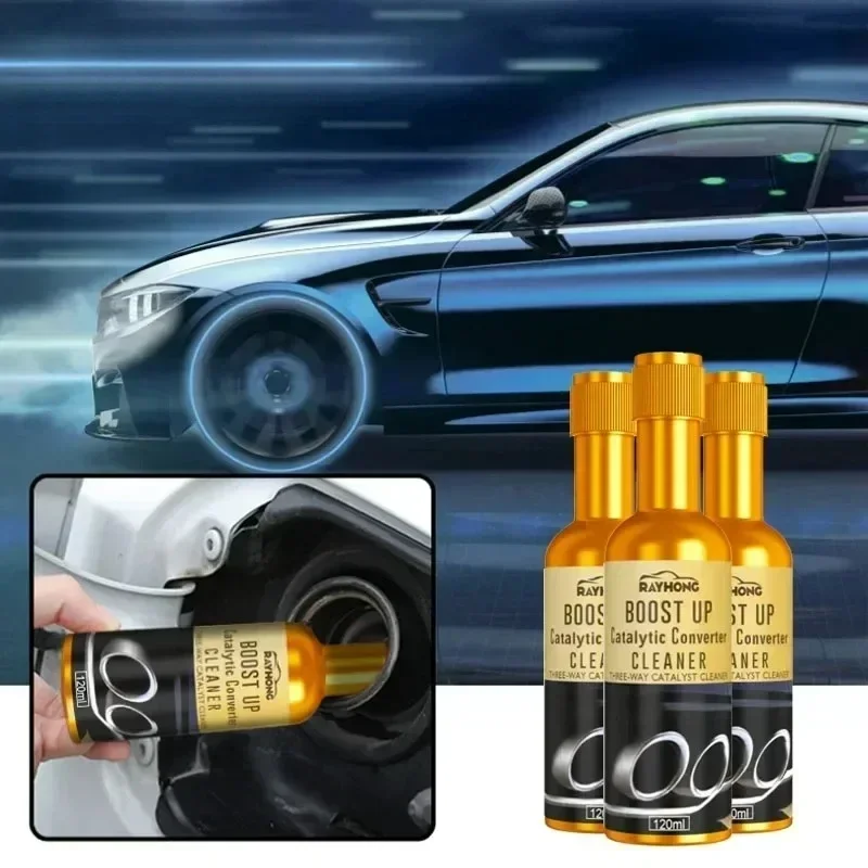 Car Catalytic Converter Cleaner - Easy to Use Engine Performance Booster for Catalysts & Exhaust Systems