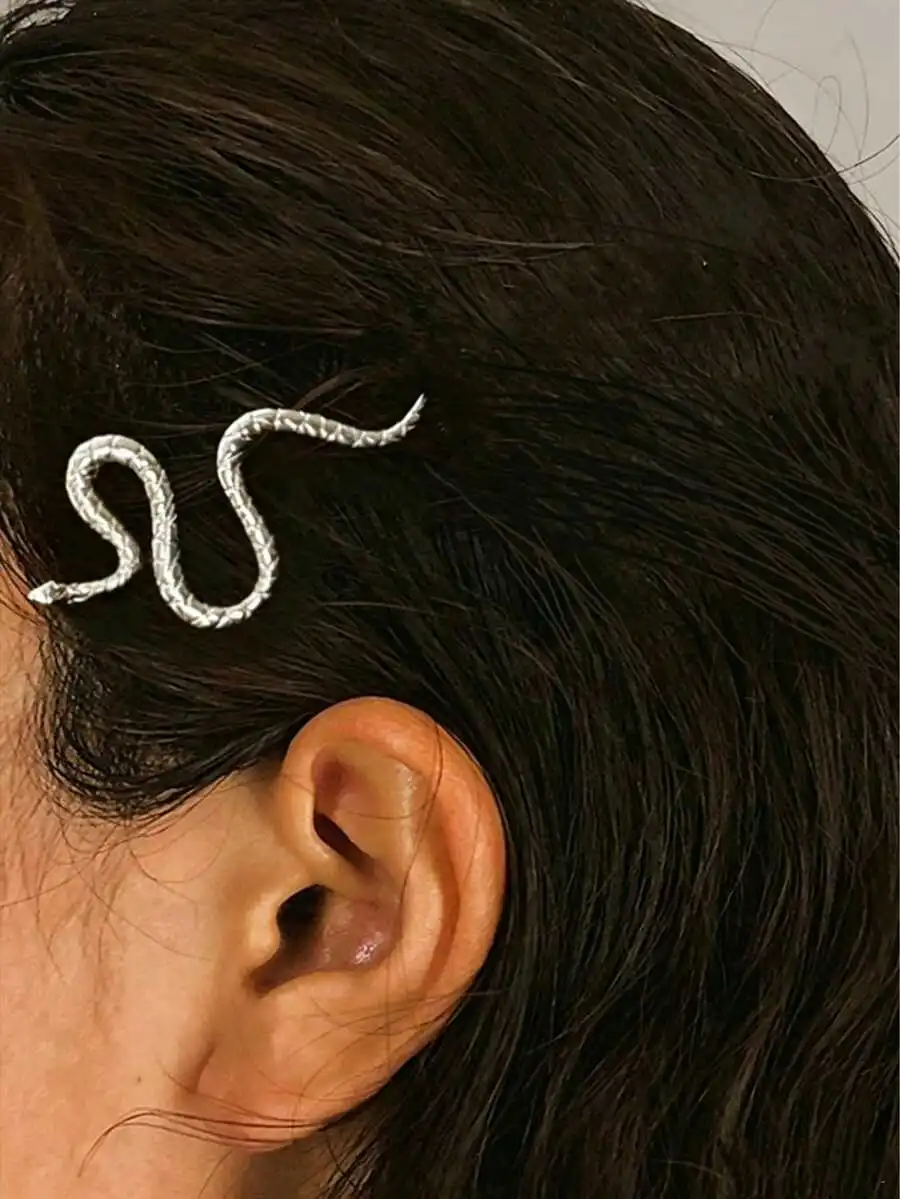 Snake Shape Hair Clip Barrette for Women
