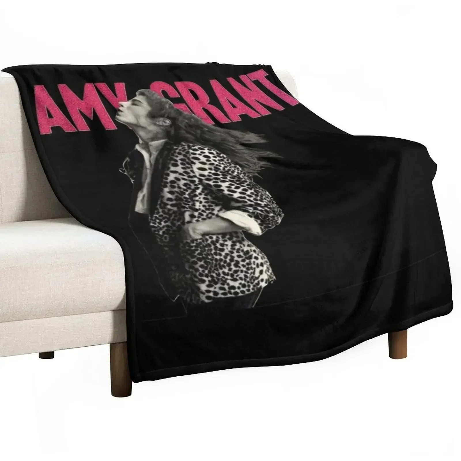 Amy Grant, Amy is Queen Design Throw Blanket sofa bed Sleeping Bag cosplay anime Blankets