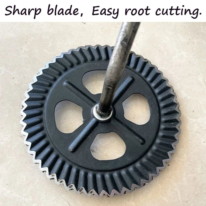 Fan Shape Hoe Weed Removal Sharp High Hardness Root Remover Shovel Loosen Soil Tilling Dual Function Sturdy Garden Hand Tools