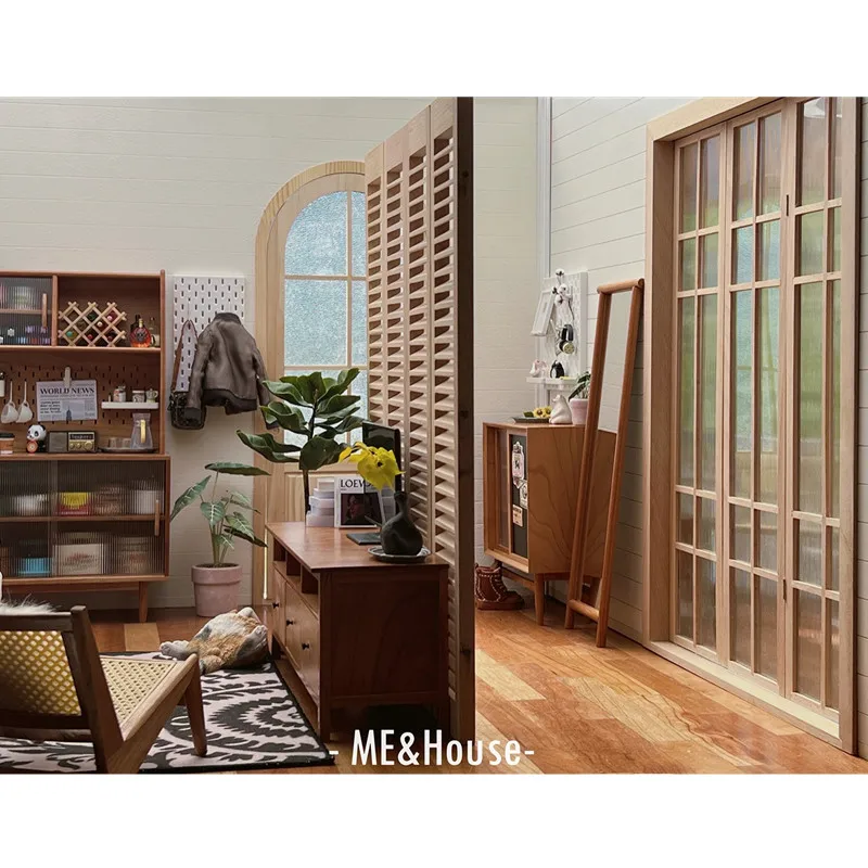 1/6 Puppenhaus Modell Möbel Zubehör Schließfächer Magnetische Tafel Aufbewahrungsschrank Bjd Ob11 Gsc Blyth Soldat Lol Miniaturen