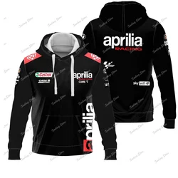 2024 Autumn/Winter New Men's Aprilia Motorcycle Extreme Sports Zipper Hoodie F1 Racing Team Women's Jacket Children's Sweatshirt