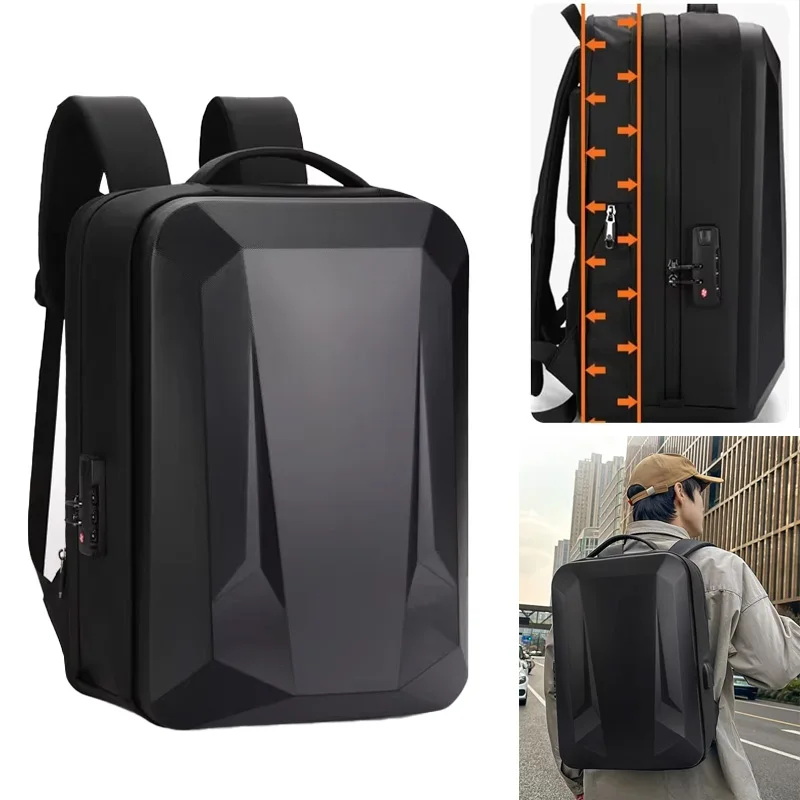 156-16-inch-hardshell-laptop-expandable-backpack-with-usb-port-for-women-men-waterproof-travel-business-bag-anti-theft-daypack