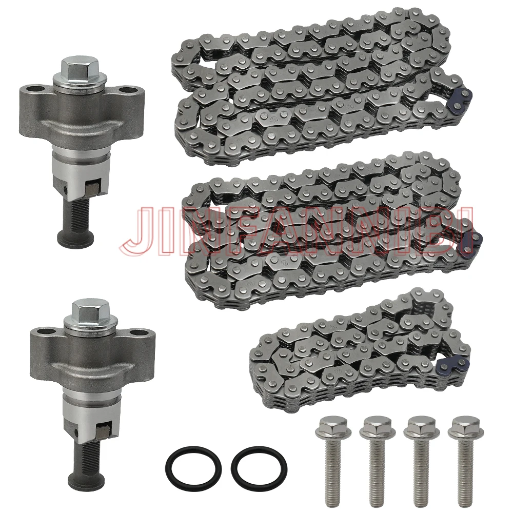 Cam Timing Chains & Camshaft Tensioner Kit for Kawasaki Teryx 750 KRF750 2008 2009 2010 2011 2012 2013