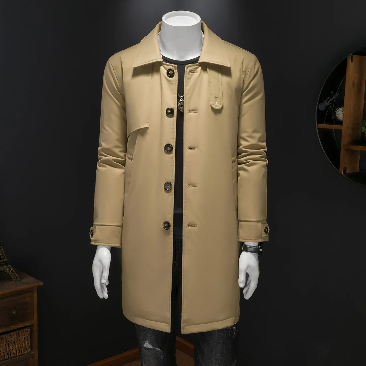 Winter Men's fashion down coat Trendy Comfortable Casual down jackets men High Quality 90% white duck Down Jacket male M-4XL