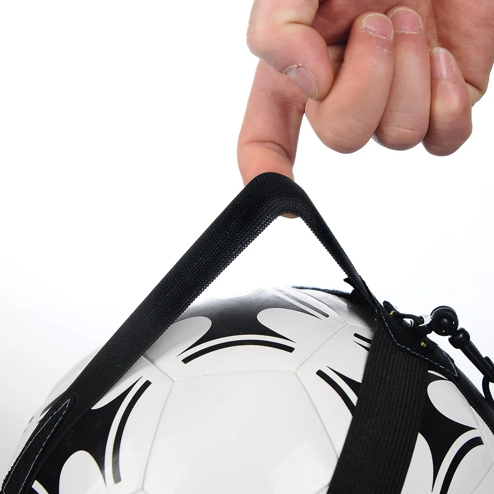 Soccer Ball Juggle Bag Children Auxiliary Circling Belt Kick Solo Soccer Trainer Football Kick Kids Football Training Equipment