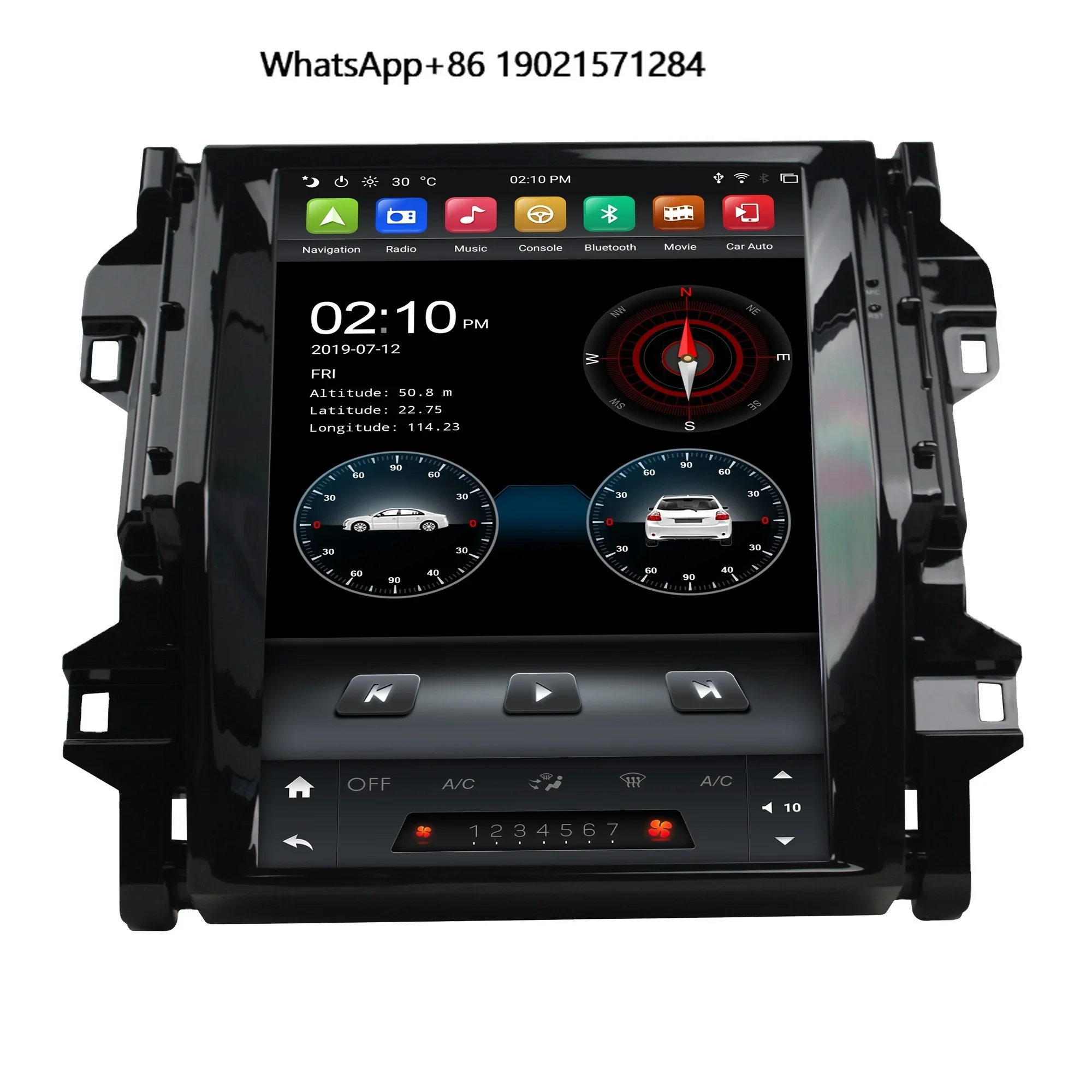 

Hot Sell 12.1 Inch Android 10 Car Video Multimedia Dvd Player for Fortuner 2016 2017 2018 2019