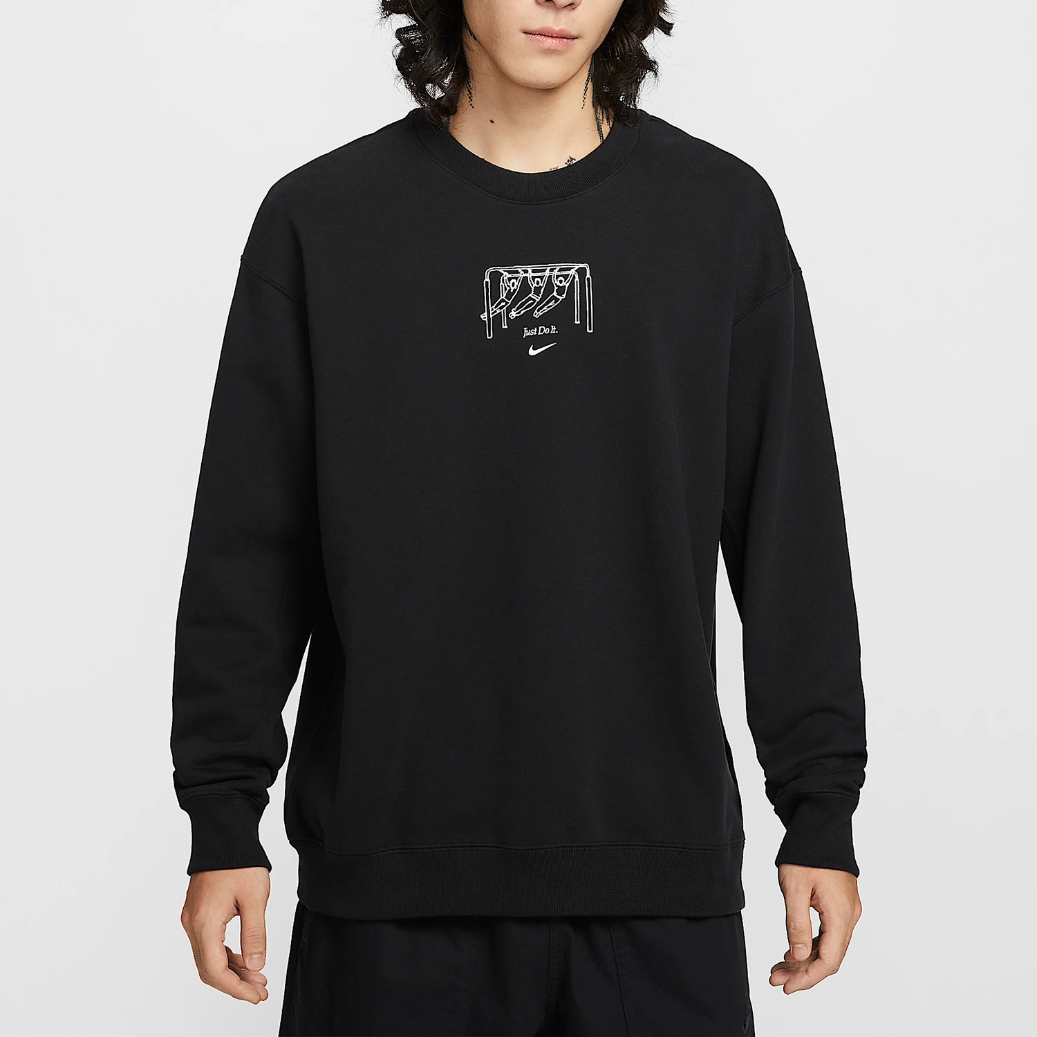 

Оригинальный мужской трикотажный свитшот Nike Sportswear с круглым вырезом IO2731-010