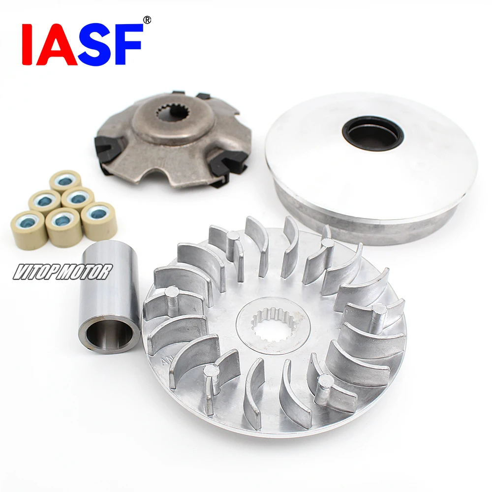 Motorcycle Drive Clutch Variator Pulley Assembly For Suzuki AN125 HS125T QS150T HJ125T-7 125cc Scooter Engine Spare Parts