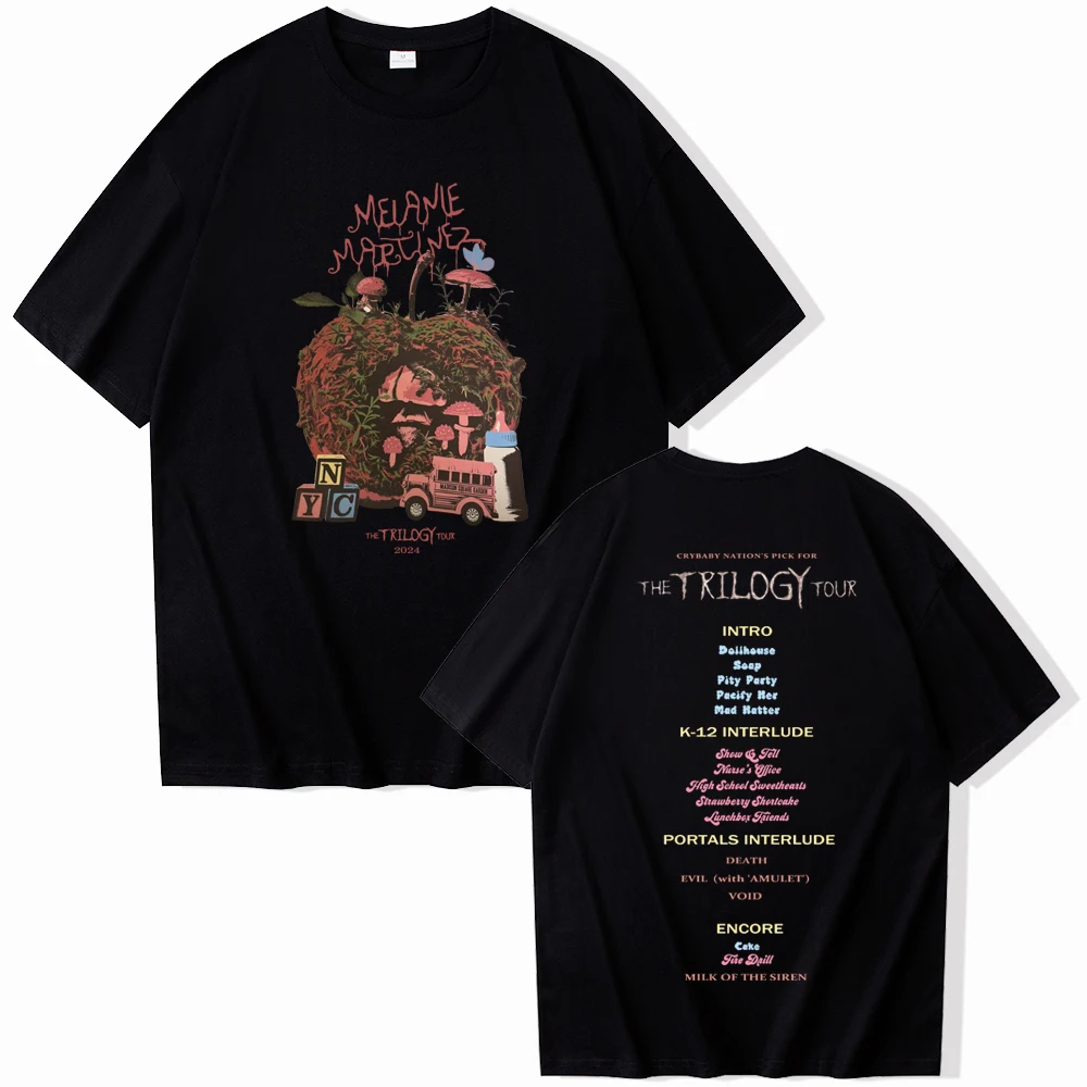 Melanie Martinez The Trilogy Tour 2024 Portals Album Melanie Martinez Cry Baby Graphic Tee Shirt Hip Hop T-Shirt