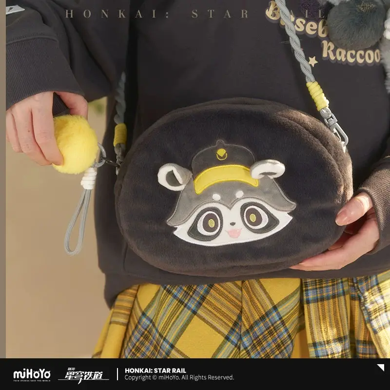 [Genuine] miHoYo Game Honkai Star Rail Fluffy Across the Blue Series Storage Bag Sunday Dan Heng Crossbody Bag Cosplay Xmas Gift