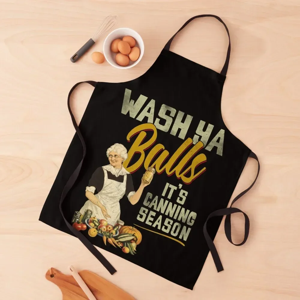 

Wash Ya Ball Its Canning Season Apron Hairdresser Things For Home And Kitchen Kitchens Accessories Apron