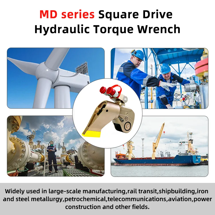 ประแจแรงบิดไฮดรอลิก F3N.m~1837N.m โรงงานผลิตเครื่องมือแรงบิด ขายดี 1MD 18