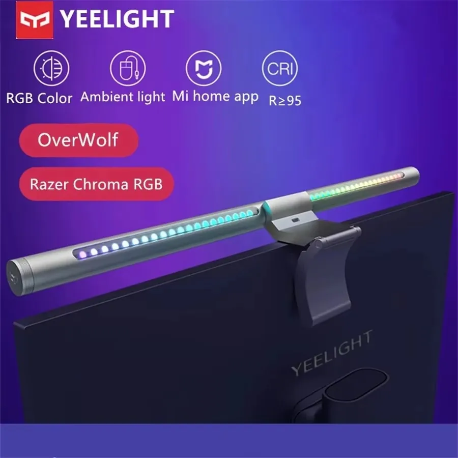 Yeelight LED Screen Light Bar Pro Computer Display Hanging Lamp Game Bar RGB Ra95 Dimmable Color Temperature Wifi Smart Control