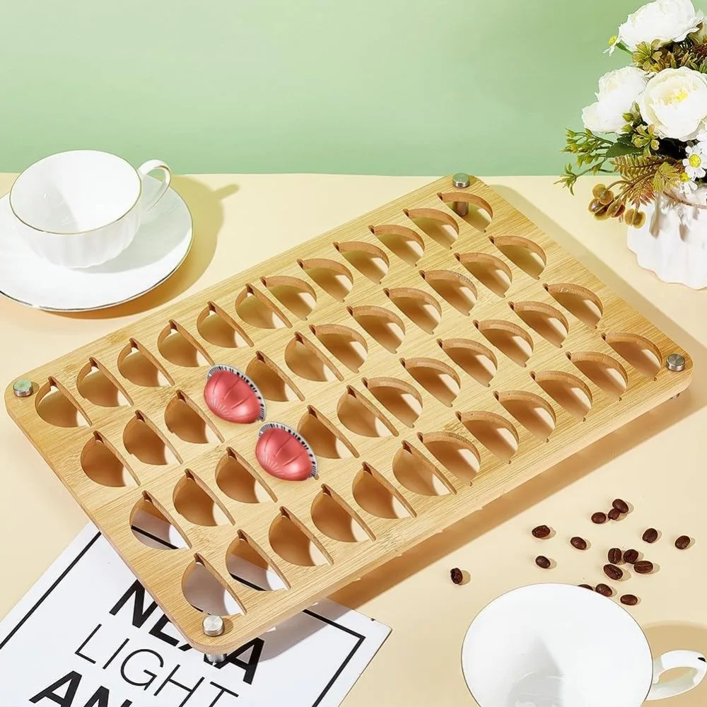 Coffee Pod Holder Coffee Display Rack Coffee Pods Organizer for Countertop Coffee Pod Holder Tray Storage Suitable