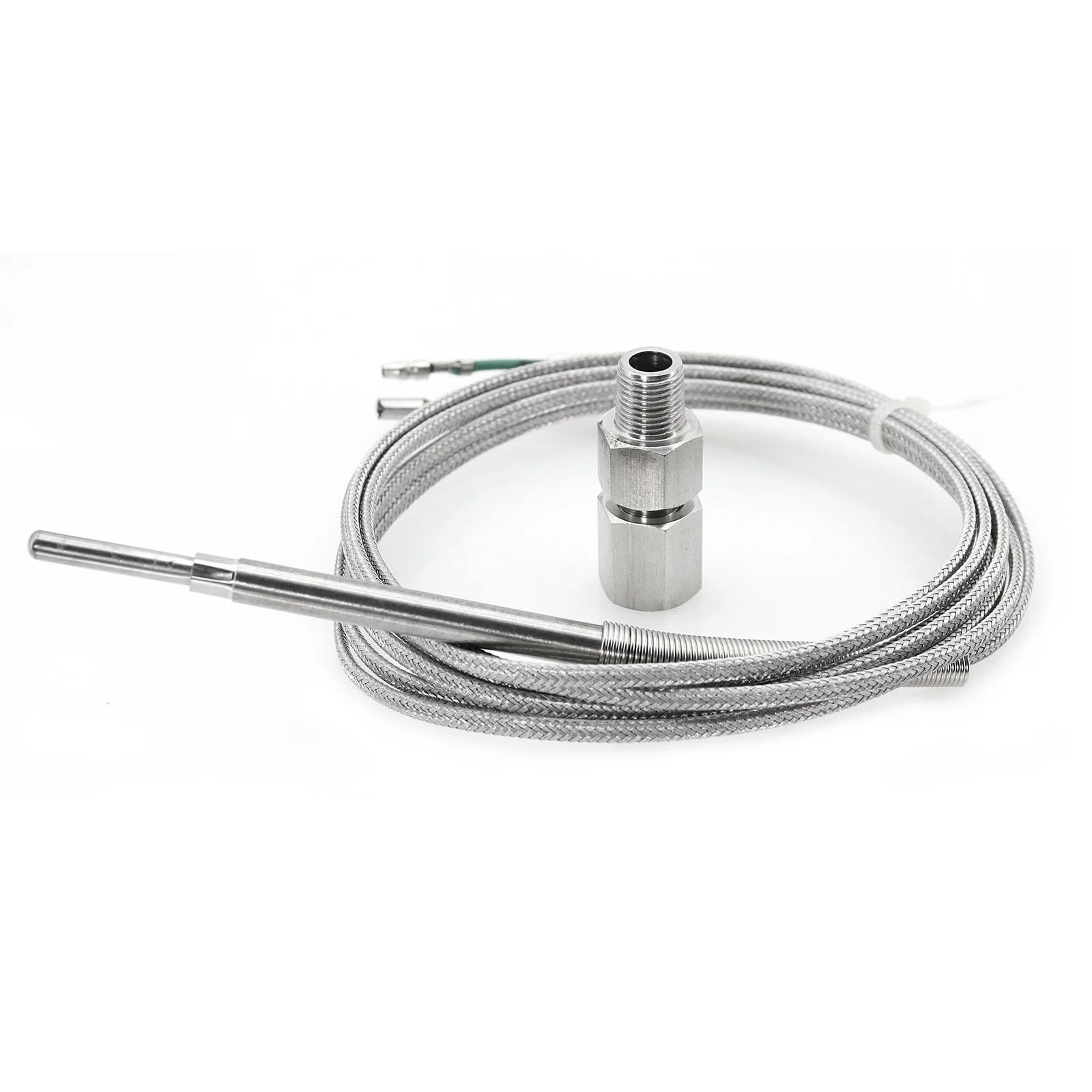 Digital 52mm ETG Auto Car 0~130×10℃ Exhaust Temp Gauge Exhaust Gas Temp Sensor with EXT Temperature Sensor Gasoline Engine 12V