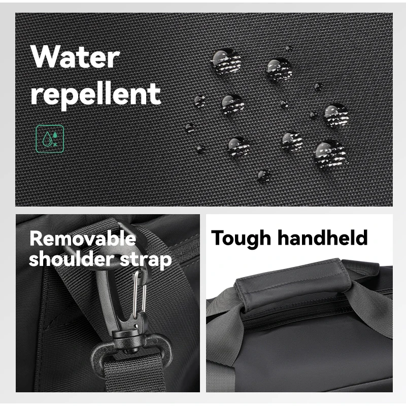 الرجال سعة كبيرة حقيبة سفر الأعمال الرطب الجاف فصل للتوصيل حقيبة تروللي بعجلات حقيبة أمتعة اليد حقيبة ساعي عصرية #5