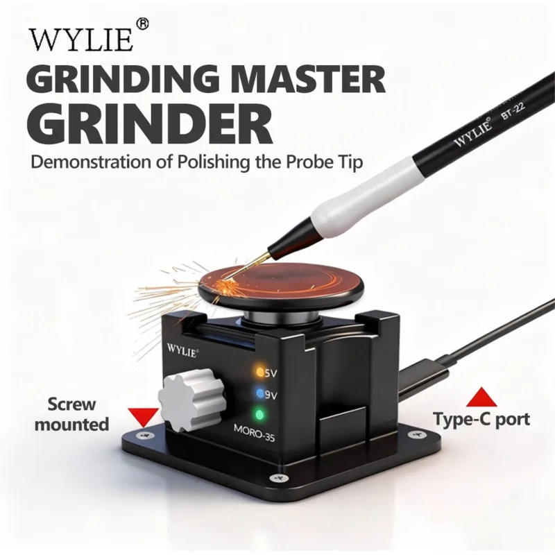 

WYLIE Moro-35 Magic Grinding Machine Electric BGA for Sharpening Machine Scissors Tweezers Blades Carving Knives Repair Tools