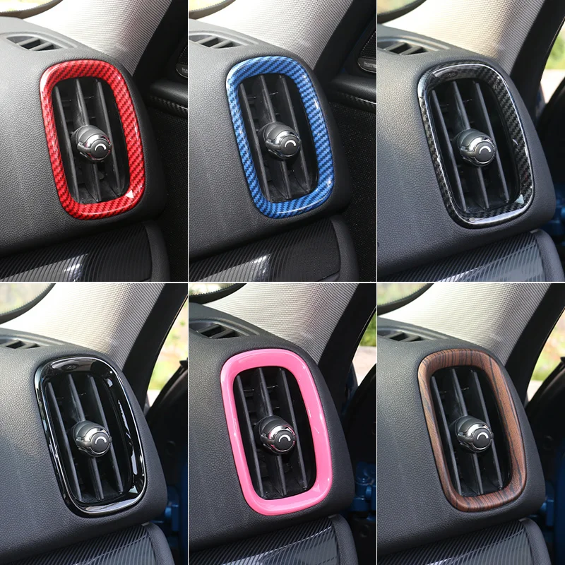 Car Air Outlet  Shell for Bmw Mini F60 Countryman 4pcs Front Air Conditioner Decorative Frame ABS Plastic Sticker Car Styling view 5