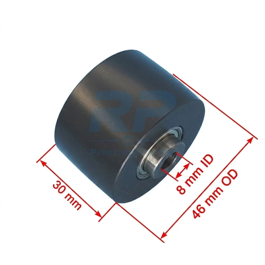 46x8x31mm Belt Roller Gear Wheel Compatible with Stahl MBO Folding Machine Spare Parts