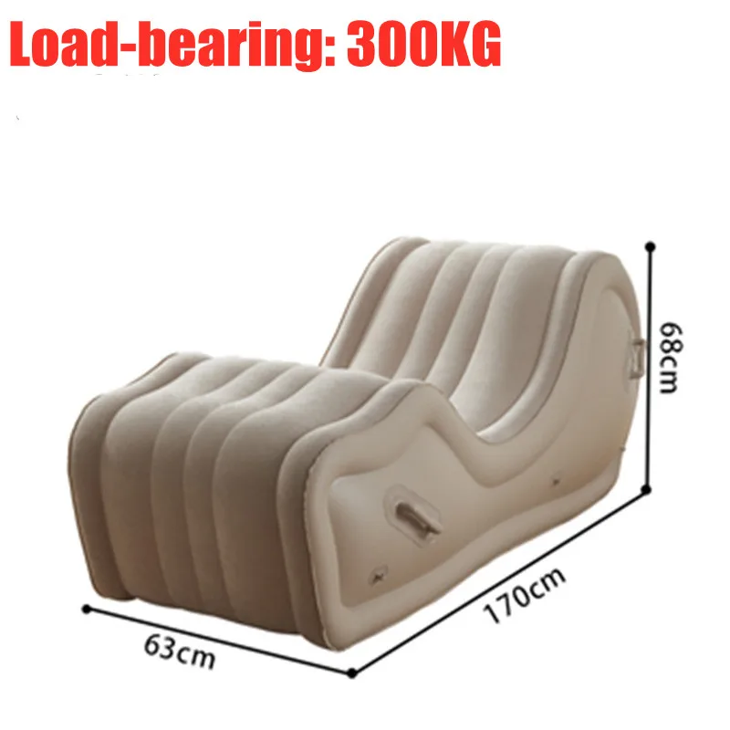 Built in Pump Garden Sofa Lazy Chair Folding Inflatable Sofa Bed Furniture Outdoor Armchair PVC Waterproof Air Chaise Lounge