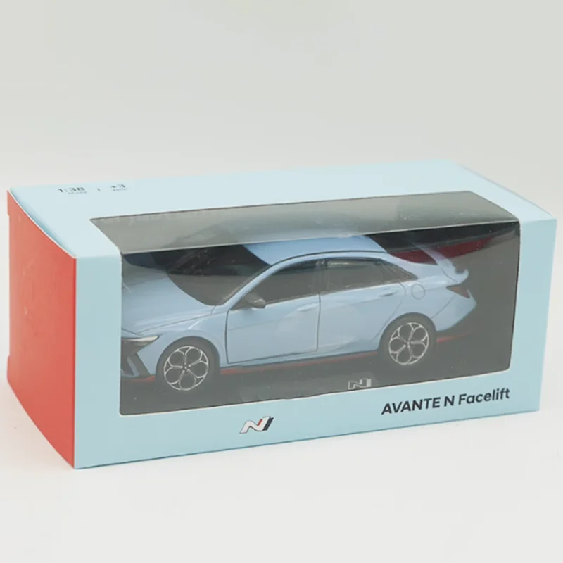 Maßstab 1:38 N Facelift mit Rückzugsauto Legierung Kunststoff Automodell Erwachsene Kinder Hobby Sammlung Dekoration Junge Geschenk Display