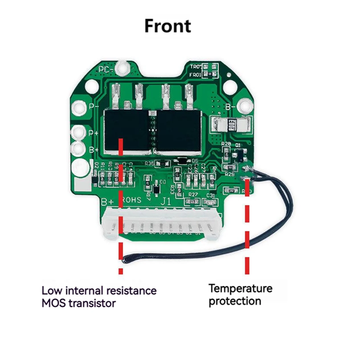 OIIRGO-10S 36V Protective Plate Split Port 20A Two Wheeled Electric Kick Scooter 18650 Lithium Battery Protective Plate