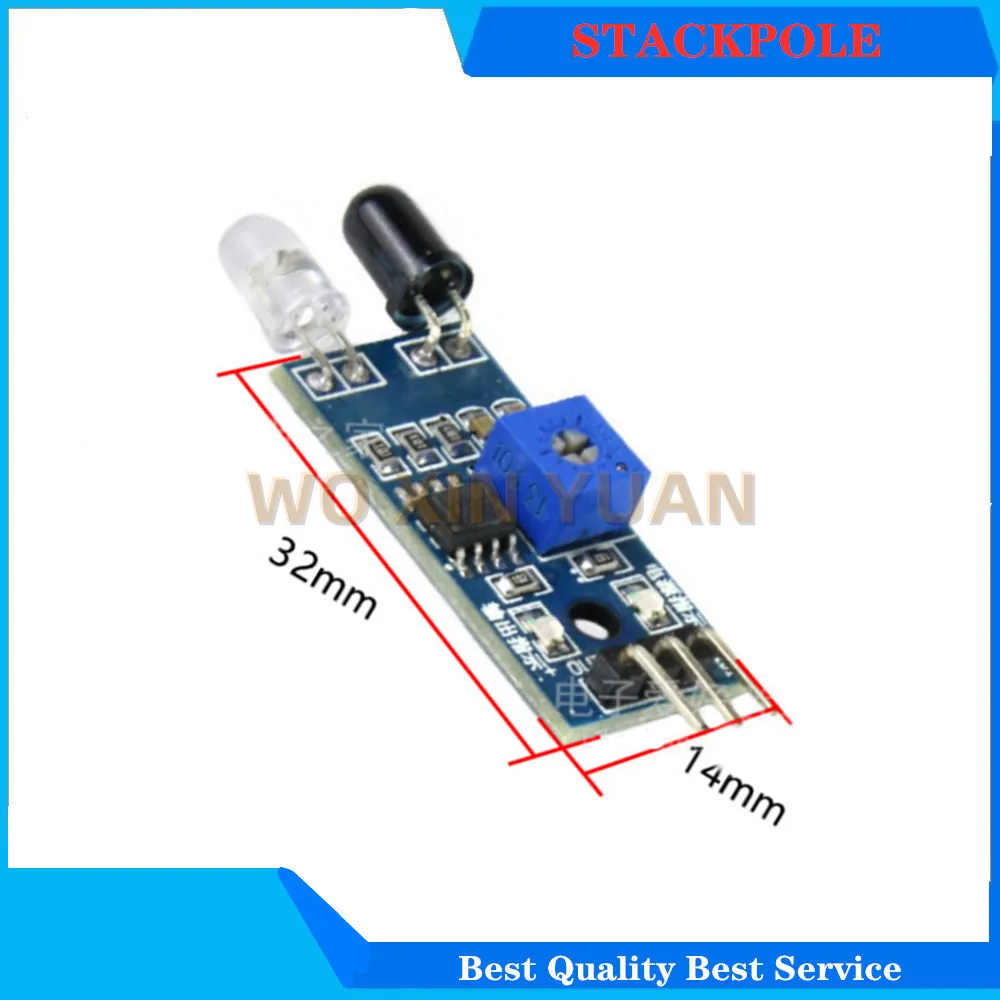 Smart Electronics New for Arduino Diy Smart Car Robot Reflective Photoelectric 3pin IR Infrared Obstacle Avoidance Sensor Module