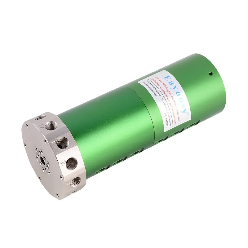 12 في 12 خارج الروتاري المشترك من خلال ثقب 8 مللي متر OD 74 مللي متر G1/8 "موضوع اتصال ضغط الهواء 1MPa 360 درجة دوران زلة حلقة