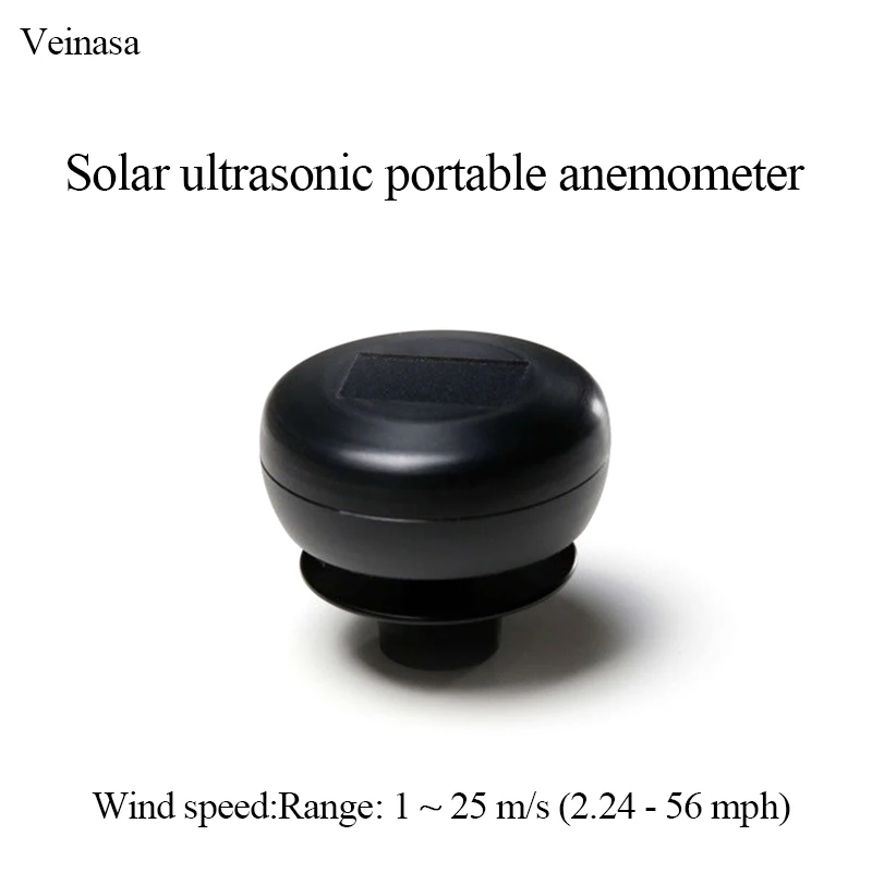 2026 CALYPSO CMI1006 Portable Ultrasonic Anemometer for Suction Cup Mounting IPX8 Protection Solar-Powered for Wind Speed