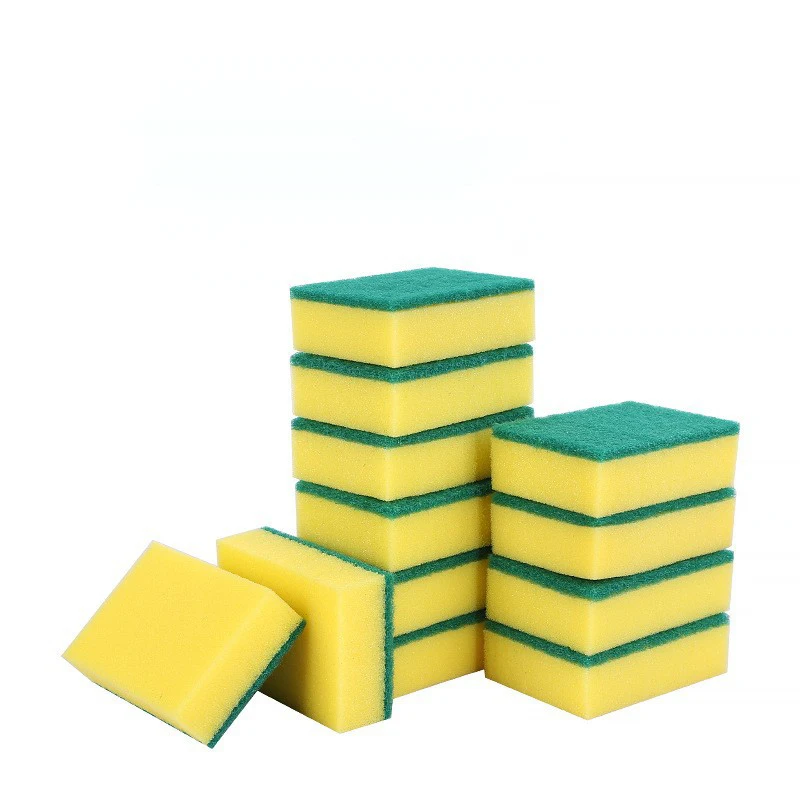 Highly Absorbent Double-sided Sponge Magic Cleaning Pot Rust Sponge Cleaning Brush Kitchen Cleaning Tool