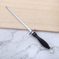 26CM Carbon Steel Knife Sharpener Home Kitchen Knife Sharpener High Hardness Durable Quick Sharpening Outdoor Portable Tools