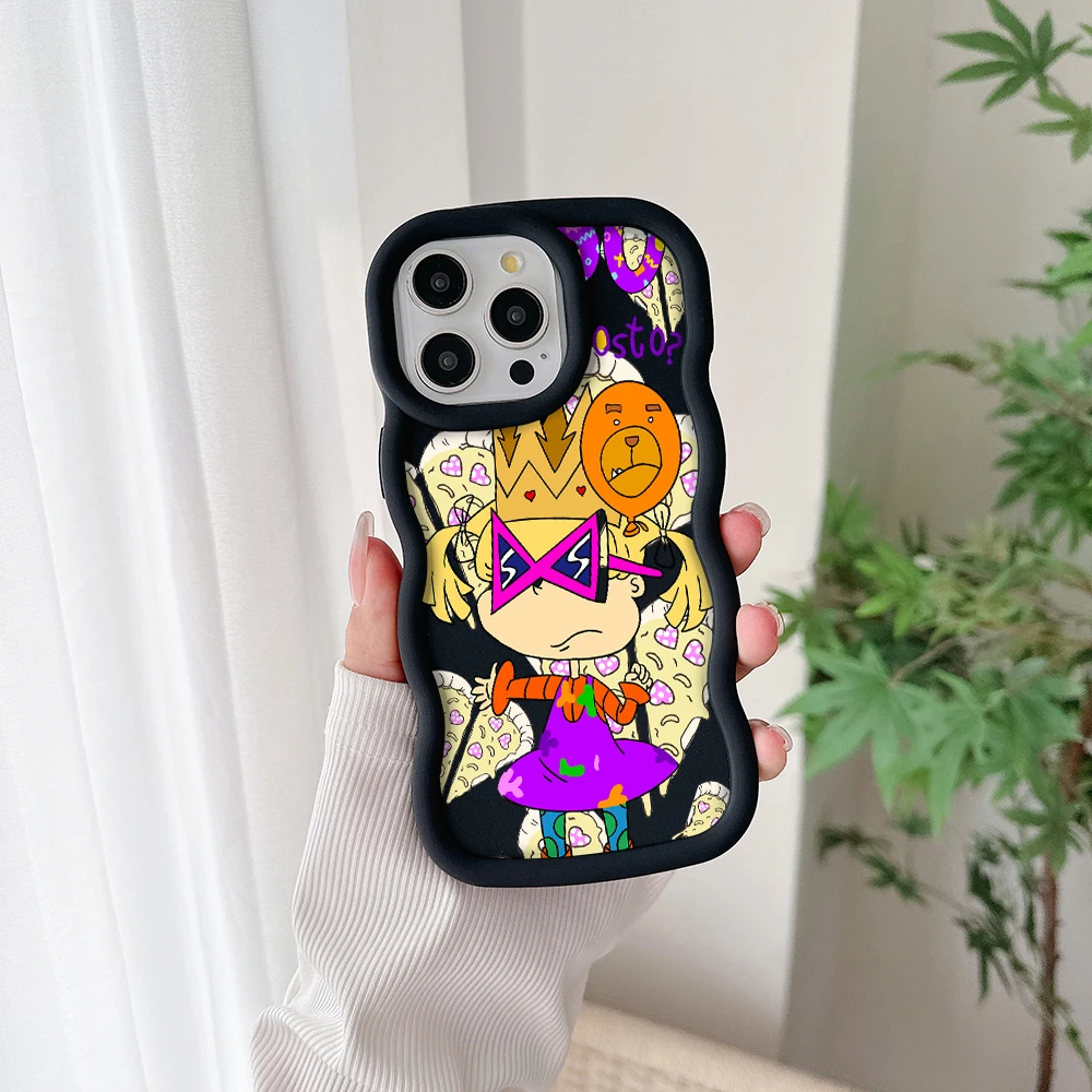 Cartoon Phone Case for OPPO A7 A9 A15 A16K A17 A31 A38 A53 A54 A55 A57 A58 A74 A76 A79 A92 A98 4G 5G Cover Funny R-Rugrats