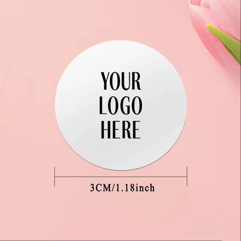 Customizable Photo Stickers with Multicolor Logos - Durable Waterproof Labels for Promotional Events & Corporate Gifts