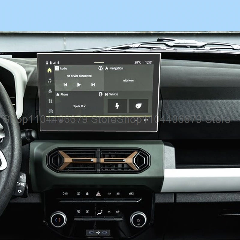 TPU transparent protective film For Dacia Duster/Dacia spring 2024 10.1inch Car radio GPS Navigation touchscreen anti-scratch