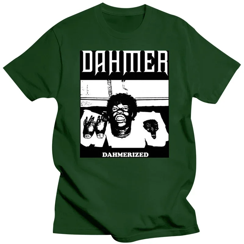 T-shirt Dahmer Black Metal Grindcore, T Casual Plus Size, Tops Dahmerized, todos os tamanhos S para 5XL, V2