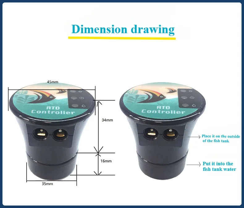 EPT-ATO 110V-240V Aquarium Water Pump Controller Automatic Filling System Aquarium Automatic Water Dispenser